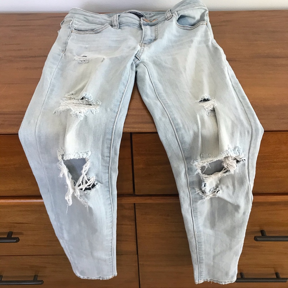 American Eagle super super stretch jeans US 0